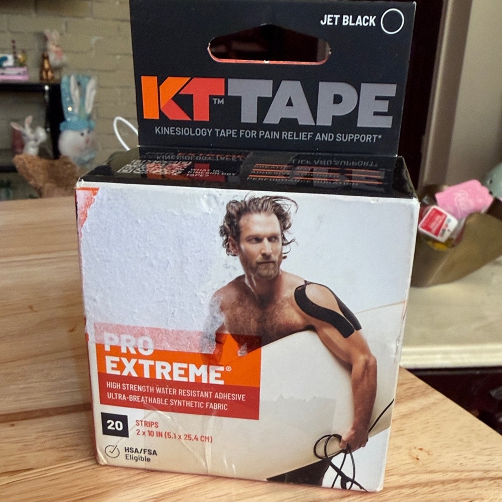 KT Tape Pro Extreme Kinesiology Tape - Jet Black